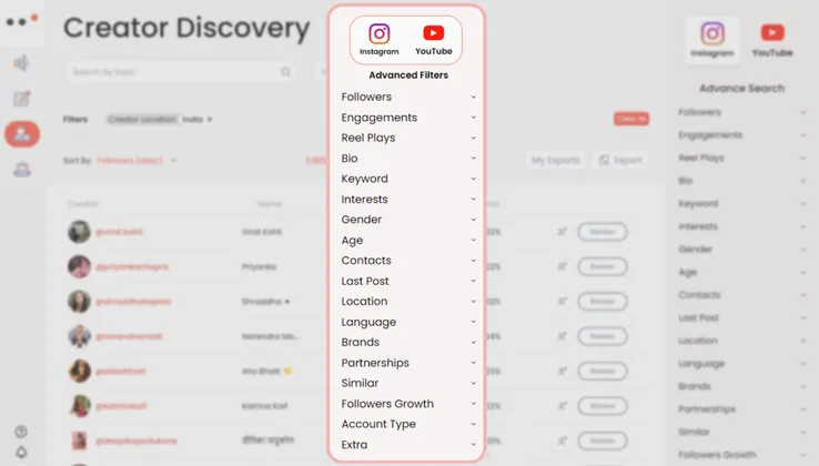  Filter through LWT Creators with 20+ filters to discover your match